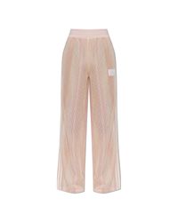 Adidas Originals White Trousers With Logo
