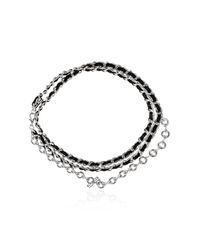 Gestuz Metallic 'Gzzinnia' Belt With Logo