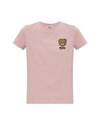 Moschino Pink T-Shirt From The "Active" Line