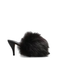 Bottega Veneta Black 'Cherry' Mules