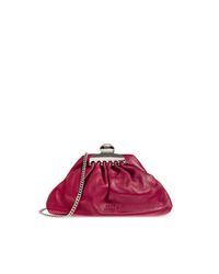Marc Jacobs Red Clutch 'The Glam Small'