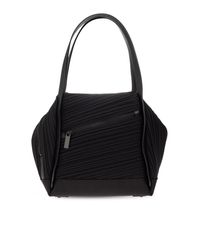 Pleats Please Issey Miyake Black Pleated Bag