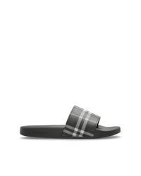 Burberry White Rubber Flip-Flops for men
