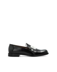 Givenchy Black Leather Shoes With Logo for men