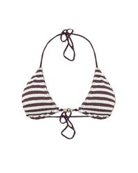 Bondeye White Top Of The "Beaded Ingrid" Swimsuit