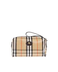 Burberry Natural Cosmetic Bag With Logo for men