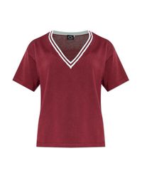 The Upside Red Top Sienna