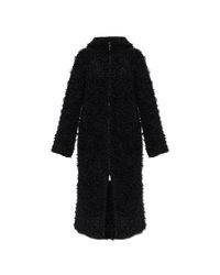 Fendi Black Wool Coat With Hood