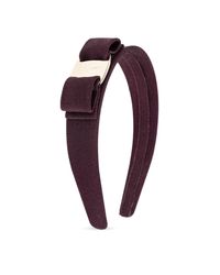 Ferragamo Purple Headband