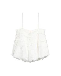 Zimmermann White Lace Camisole Top