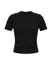 Alexander Wang Black Fitted Top