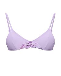 Coperni Purple Bikini Top