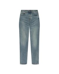 AMI Blue Jeans With Logo for men