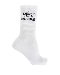 GALLERY DEPT. White Socks With Logo for men