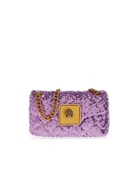 Kurt Geiger Purple 'Pimlico Mini' Shoulder Bag