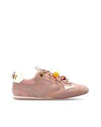 Kurt Geiger Pink "Kurt Bead Slim Runner" Sports Shoes
