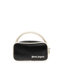 Palm Angels Black Bag With Logo