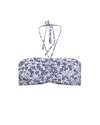 Isabel Marant Blue Top Of 'Salma' Swimsuit