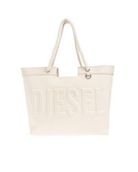 DIESEL Natural 'Dsl 3D Shopper' Shopper Bag