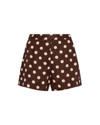 Posse Brown Polka Dot 'Perri' Shorts, '