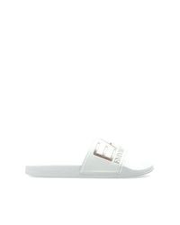 EA7 White Rubber Flip-Flops