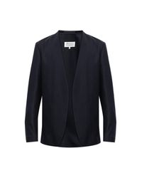 Maison Margiela Blue Wool Blazer for men