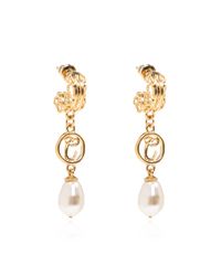 Chloé Metallic Brass Earrings