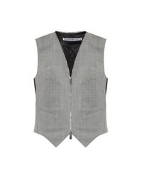 Alexander Wang Gray Vest Made From Combined Materials