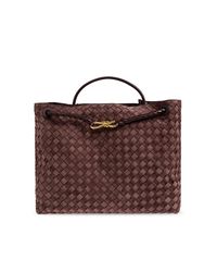 Bottega Veneta Brown "Andiamo Large" Bag
