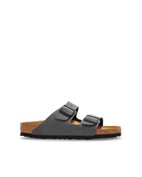 Birkenstock Black "Arizona Bs" Slides