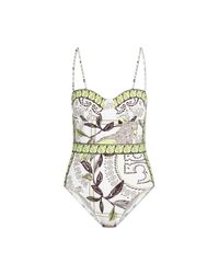 Tory Burch White One-Piece Swimsuit