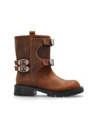 Marc Jacobs Brown 'The Kiki' Ankle Boots
