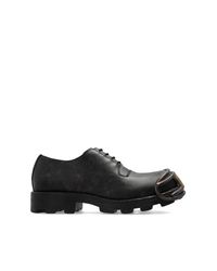 DIESEL Black Leather Boots D-Hammer for men