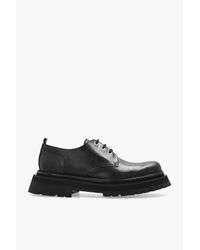 AMI Black Derby Shoes for men