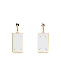 Maison Margiela White Earrings