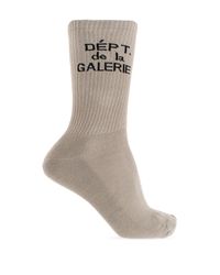 GALLERY DEPT. White Socks With Logo for men