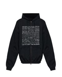 Vetements Blue Printed Sweatshirt for men