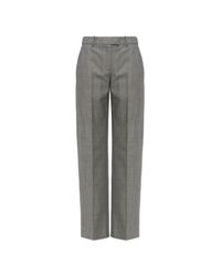 McQueen Gray Wool Trousers