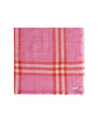 Burberry Pink Wool Scarf
