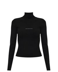 Alexander Wang Black Top With A Turtleneck