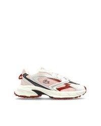 Lacoste White 'L003 Neo Shot' Sports Shoes