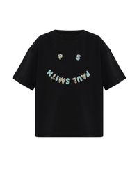Paul Smith Black T-Shirt With Print