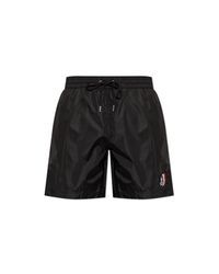 Moncler Black Swim Shorts for men