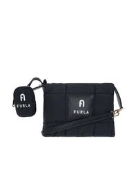 Furla Black 'piuma Small' Shoulder Bag