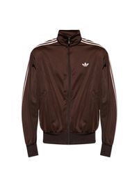 Adidas Originals Brown Sweatshirt With A Stand-Up Collar for men