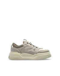 Fendi Gray 'Force' Sports Shoes for men