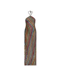 Missoni White Patterned Dress With Lurex Thread