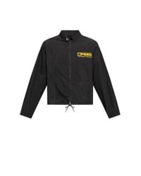 Maison Margiela Black Jacket With Print for men