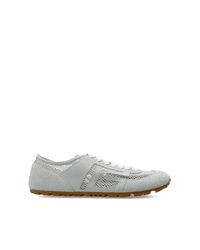 Balmain White 'Racer 45' Sports Shoes