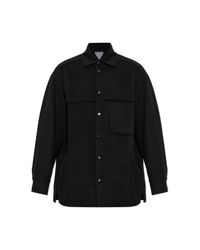 Bottega Veneta Black Wool Shirt for men